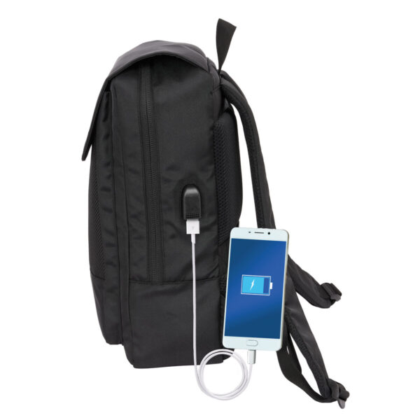 Mochila para Portátil Real Madrid C.F. Premium Negro 29 x 39 x 12 cm - Imagen 3