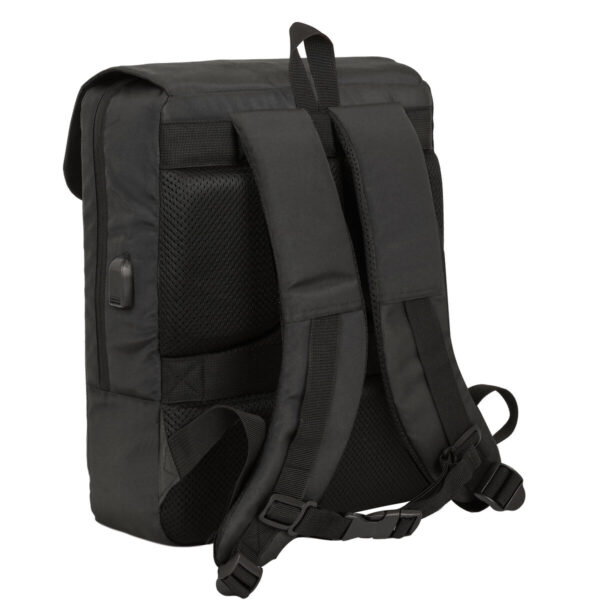 Mochila para Portátil Real Madrid C.F. Premium Negro 29 x 39 x 12 cm - Imagen 6