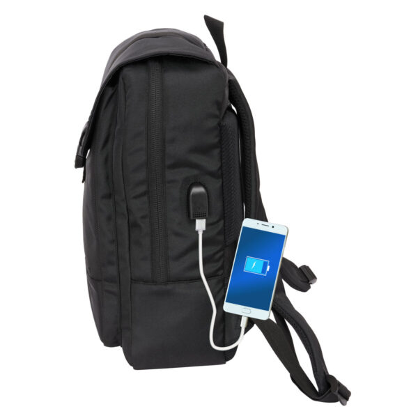 Mochila para Portátil F.C. Barcelona Premium Negro 29 x 39 x 12 cm - Imagen 2