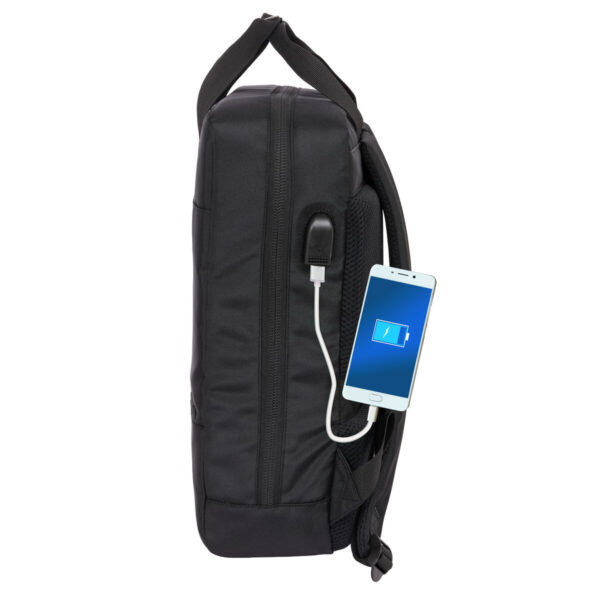 Mochila para Portátil F.C. Barcelona Premium Negro 29 x 39 x 11 cm 13,3" - Imagen 2