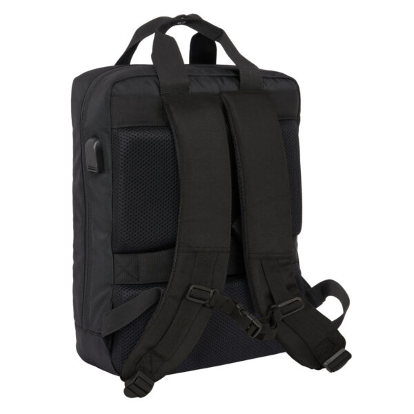 Mochila para Portátil F.C. Barcelona Premium Negro 29 x 39 x 11 cm 13,3" - Imagen 4