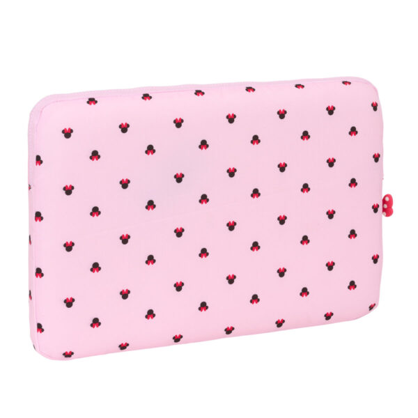 Funda para Portátil Minnie Mouse Naive Rosa 15,6'' 39,5 x 27,5 x 3,5 cm - Imagen 2