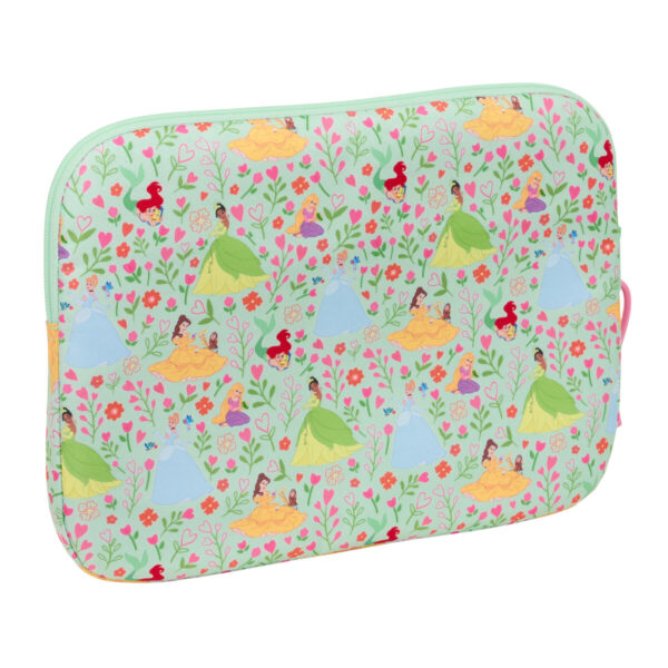 Funda para Portátil Disney Princess Bloom Verde Rosa 15,6'' 39,5 x 27,5 x 3,5 cm - Imagen 2