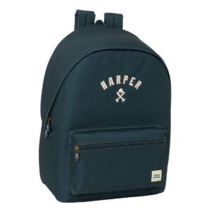Mochila para Portátil Harper & Neyer Azul marino 31 x 44 x 18 cm