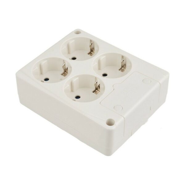 Regleta Enchufes 4 Tomas sin Interruptor Solera 8104 - Imagen 2