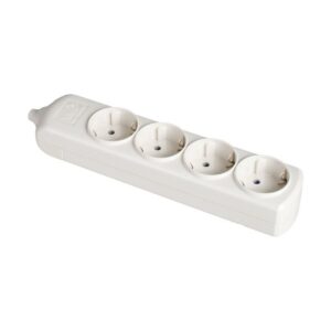 Regleta Enchufes 4 Tomas sin Interruptor Solera 8004 3500 W 250 V 16 A