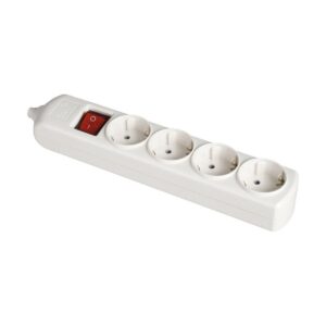 Regleta Enchufes 4 Tomas con interruptor Solera 8004il 3500 W 16 A
