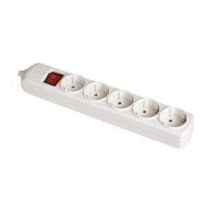 Regleta Enchufes 5 Tomas con Interruptor Solera 8005il