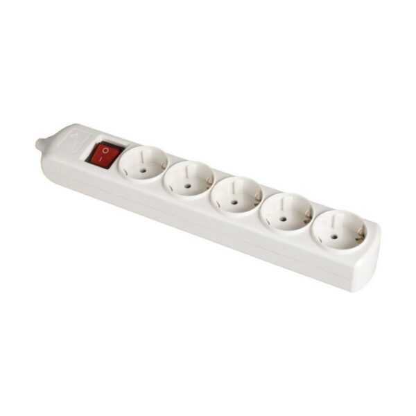 Regleta Enchufes 5 Tomas con Interruptor Solera 8005il