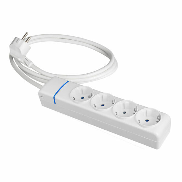 Regleta Enchufes 4 Tomas sin Interruptor Solera 8014p 250 V 16 A (1,5 m)