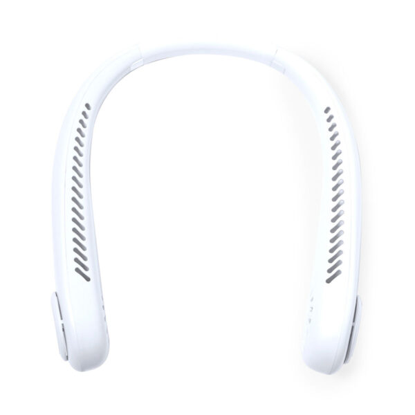 Ventilador de cuello Lifetime Blanco Recargable USB - Imagen 2