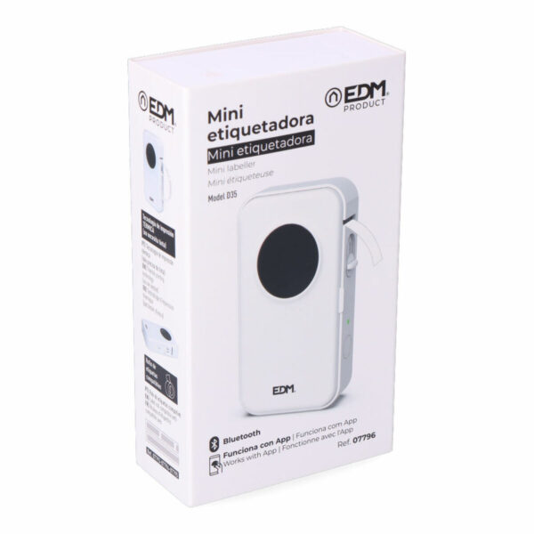 Impresora Térmica EDM 07796 07796 Bluetooth Blanco - Imagen 5