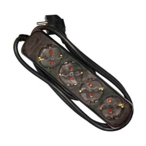 Regleta Enchufes 4 Tomas sin Interruptor EDM 41007 Schuko (1,5 m)