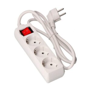 Regleta Enchufes 3 Tomas con Interruptor EDM 41009 Schuko (1,5 m)