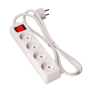 Regleta Enchufes 4 Tomas con interruptor EDM 41010 Schuko (1,5 m)