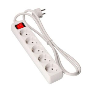 Regleta Enchufes 5 Tomas con Interruptor EDM 41011 Schuko (1,5 m)