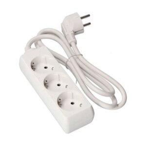 Regleta Enchufes 3 Tomas sin Interruptor EDM 41033 Schuko (3 m)