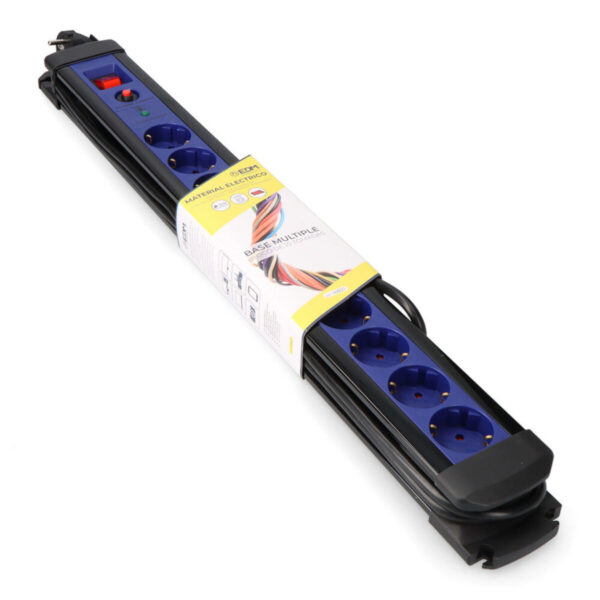Regleta 10 Tomas Schuko EDM 41821 (3 m) - Imagen 2