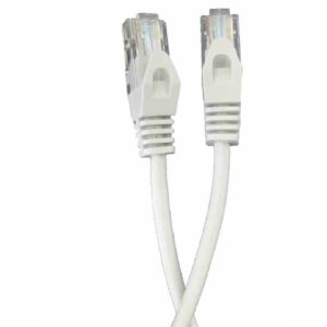 Cable de Red Rígido UTP Categoría 5e EDM 56021 Blanco Gris