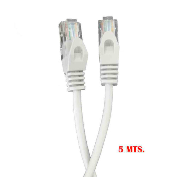 Cable de Red Rígido UTP Categoría 5e EDM 56021 Blanco Gris - Imagen 2