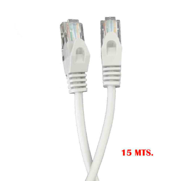 Cable de Red Rígido UTP Categoría 5e EDM 56023 Blanco Gris - Imagen 2