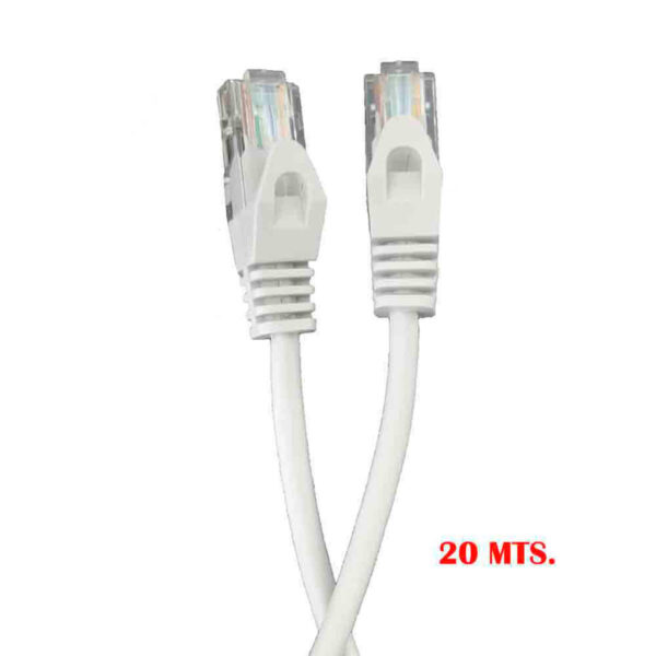 Cable de Red Rígido UTP Categoría 5e EDM 56024 Blanco - Imagen 2
