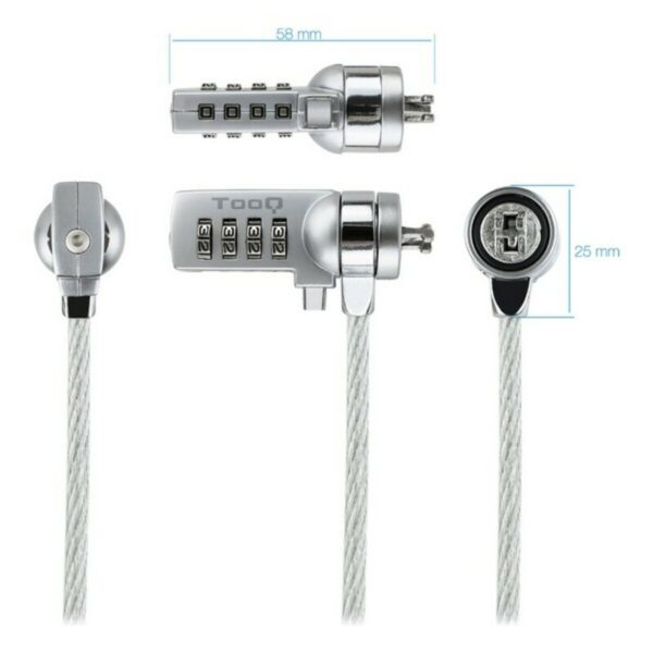 Cable de Seguridad TooQ TQCLKC0015 - Imagen 3