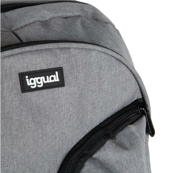 Mochila para Portátil iggual Daily Use Gris 15.6" - Imagen 4