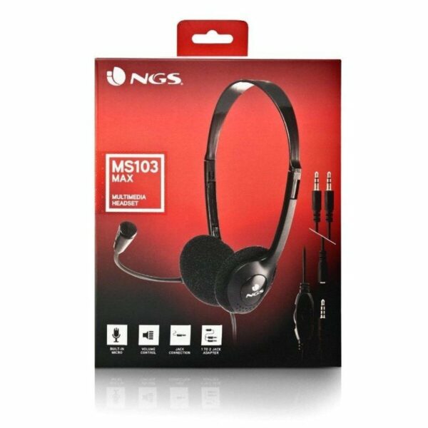 Auriculares con Micrófono NGS MS103MAX Negro - Imagen 3