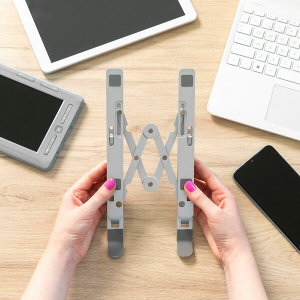 Soporte para Portátil Plegable y Regulable Flastan InnovaGoods - Imagen 2