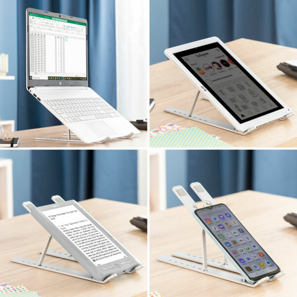Soporte para Portátil Plegable y Regulable Flastan InnovaGoods - Imagen 3