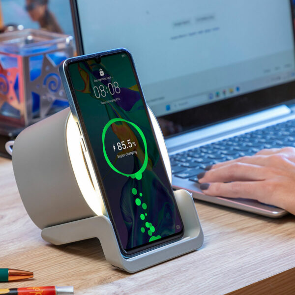 Altavoz Cargador Inalámbrico con LED Souwis InnovaGoods - Imagen 2