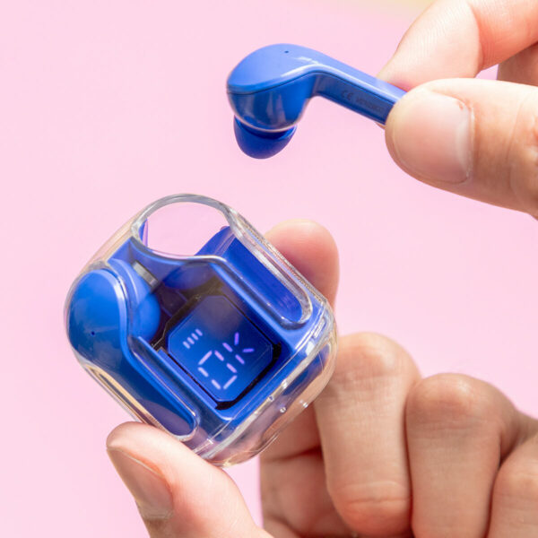 Auriculares Inalámbricos con Estuche de Carga Blue InnovaGoods - Imagen 4