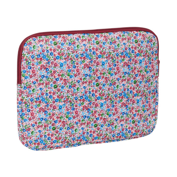 Funda para Portátil Nait Nait Flores coimbra burdeos Burdeos 34 x 25 x 2 cm - Imagen 2