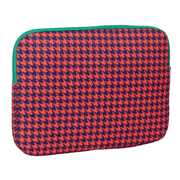 Funda para Portátil Nait Nait Pata de gallo coral Coral 34 x 25 x 2 cm - Imagen 2