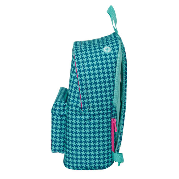 Mochila para Portátil Nait Nait Pata de gallo verde Verde 31 x 41 x 16 cm - Imagen 2