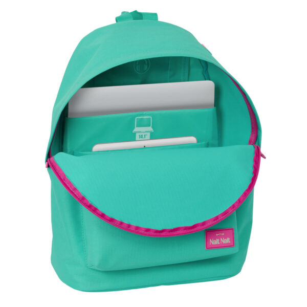 Mochila para Portátil Nait Nait Mint Verde 31 x 41 x 16 cm - Imagen 3