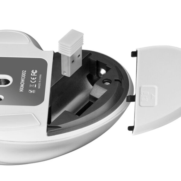 Ratón Inalámbrico Nilox NXMOWI3002 Blanco 3200 DPI - Imagen 4