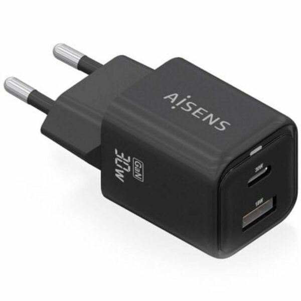 Cargador de Pared Aisens ASCH-30W2P021-BK Negro Multicolor 33 W (1 unidad)