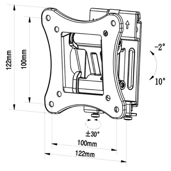 Soporte TV TM Electron 15 kg 10"-24" - Imagen 2