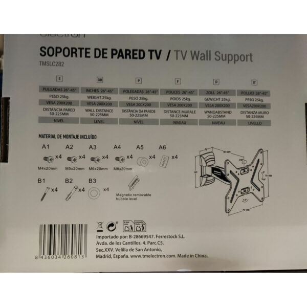 Soporte TV TM Electron 26"-40" 25 kg - Imagen 5