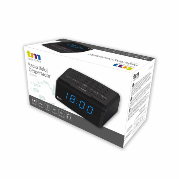Radio Despertador LED PLL FM 0,5 W - Imagen 2
