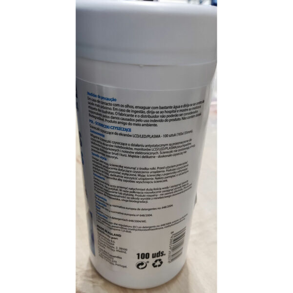 Paquete de Toallitas Limpiadoras TM Electron 100 uds - Imagen 2