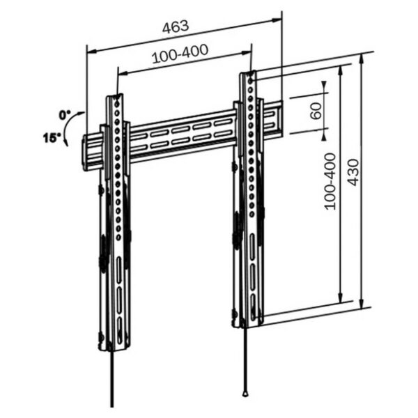Soporte TV TM Electron 32"-47" 30 Kg - Imagen 2