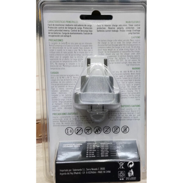 Cargador de Pilas TM Electron R03/R6 - Imagen 2