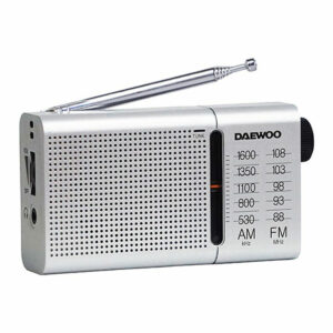 Radio Portátil Daewoo Negro AM/FM