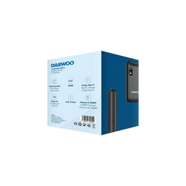 Teléfono Móvil para Mayores Daewoo 2,8" 32 GB Negro - Imagen 4