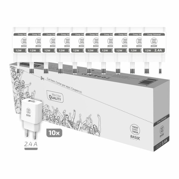 Cargador de Pared Tech One Tech Basik USB-A