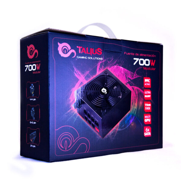 Fuente de Alimentación Talius TAL-PSU700WMOD 700 W RoHS CE - Imagen 2
