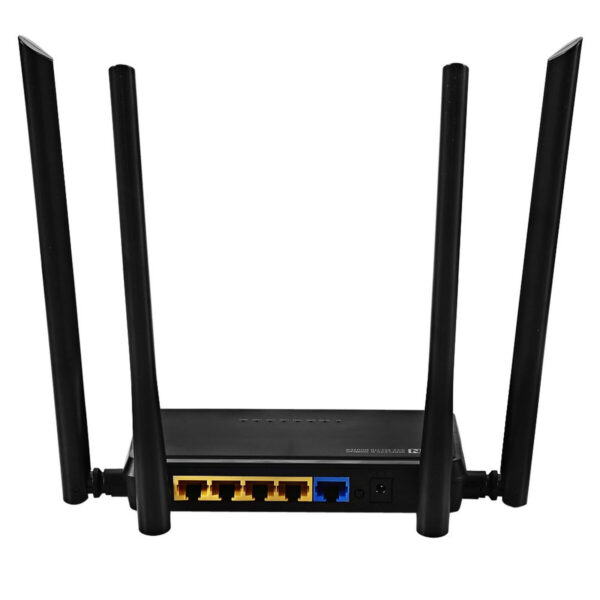 Router Talius RT-300-N4D Negro RJ45 Ethernet LAN USB x 3 Wi-Fi - Imagen 2